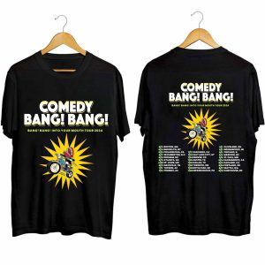 Comedy Bang! Bang! Bang! Bang! Into Your Mouth Tour 2024 Shirt Comedy Bang! Bang! Band Fan 1