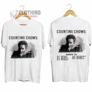 Counting Crows Summer Tour 2024 Merch Counting Crows Summer Stage Counting Crows Band Fan Shirt Counting Crows 2024 T shirt 2