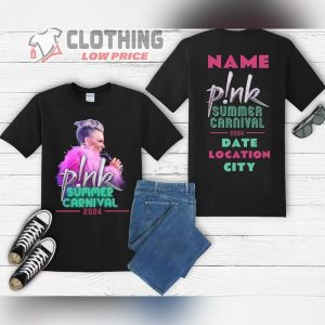 Custom P!Nk Pink Singer Summer Carnival 2024 Festival Tour T- Shirt, Pink Singer Summer Carnival 2024 Festival Tour Hoodie, P!Nk Pink Merch