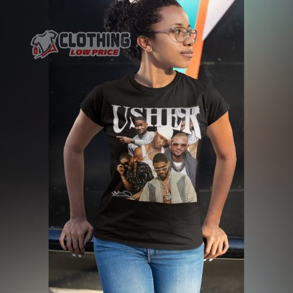 Custom Usher Music Tour 2024, Usher Rapper Music Tour 2024, Usher Gift For Fan, Usher Music Tour Concert 2024