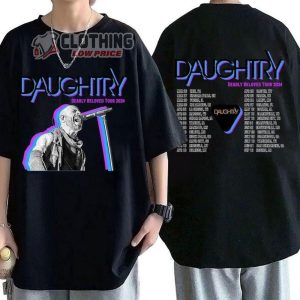Daughtry Dearly Beloved Tour 2024 Merch, Daughtry Tour Dates 2024 Shirt, Pieces Daughtry Tee, Daughtry Band Fan T-shirt