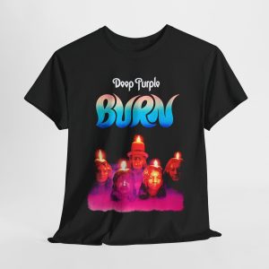 Deep Purple Burn Band Poster Album Cover T- Shirt, Deep Purple 2024 Concert Shirt, Deep Purple Merch
