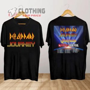 Def Leppard And Journey Tour T Shirt, Def Leppard Concert Shirt, Summer Stadium Tour 2024 Shirt, Def Leppard Tour Shirt, Journey Tee