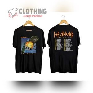 Def Leppard Pyromania Shirt World Music Tour 2024 Shirt Def Leppard Band Shirt 2