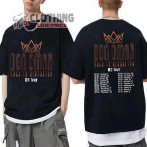 Don Omar 2024 Tour Shirt, Don Omar Band Fan Shirt, Don Omar 2024 Concert Shirt, Rapper Don Omar Shirt Gift