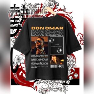 Don Omar T- Shirt, Don Omar Band Fan Shirt, Don Omar 2024 Concert Shirt