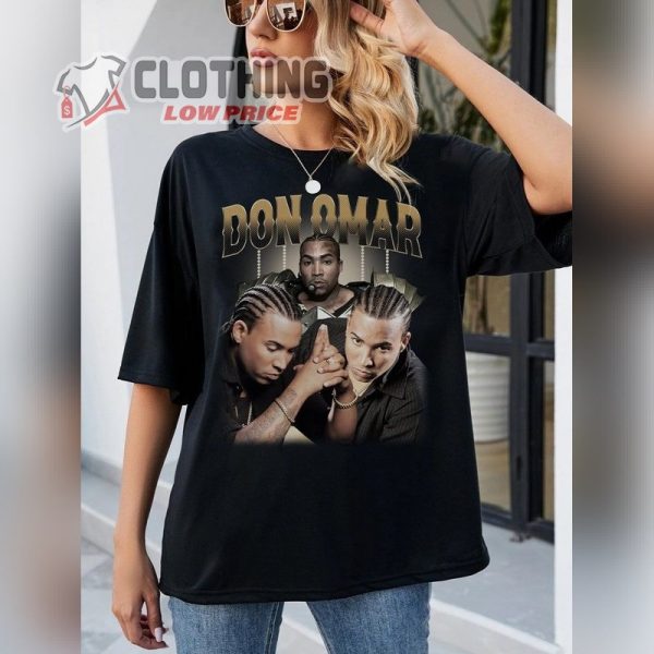 Don Omar Vintage Two Sided Unisex Shirt, Don Omar Shirt, Don Omar Tee, Don Omar Merch, The Last Don Shirt