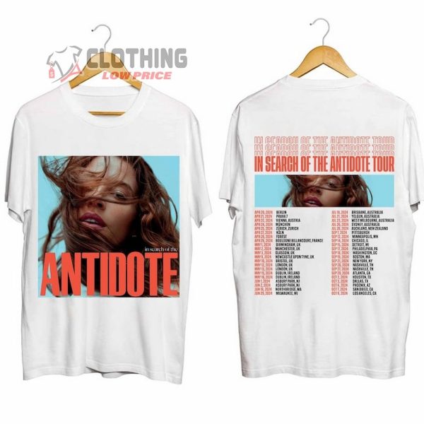 Fletcher Tour 2024 Merch, In Search of the Antidote Tour 2024 Shirt, Fletcher Tour 2024 Setlist Tee, In Search of the Antidote 2024 T-Shirt