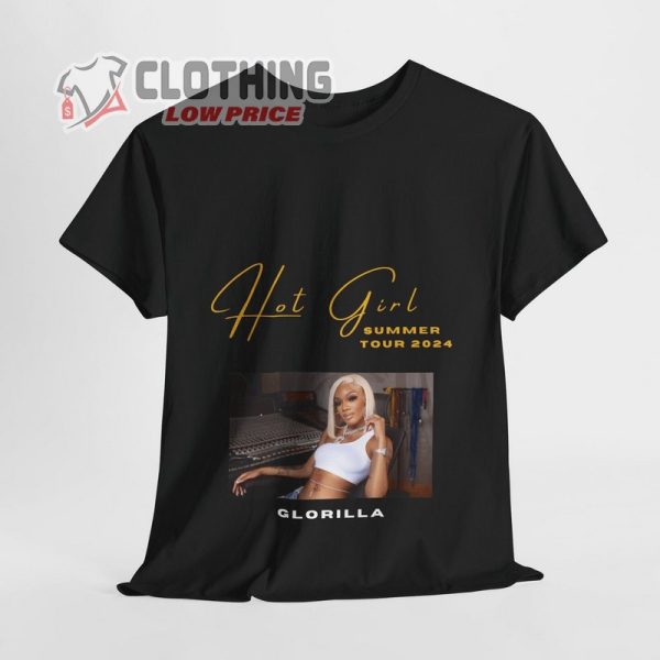 Glorilla T- Shirt, Hot Girl Summer Tour 2024 Merch, Meg Thee Stallion Concert Merch, Megan Thee Stallion Fan Gift