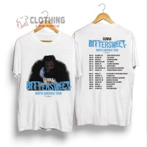 Gunna The Bittersweet Tour 2024 Merch, Gunna North America Tour 2024 Shirt, Gunna Fan Gift, Rap Tee Concert, Rap Hip Hop T-Shirt