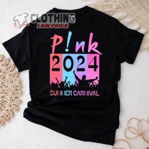 Hot Pink Summer Canival Tee Shirt, P!Nk Tour 2024 Shirt, Pink Tour 2024 Merch