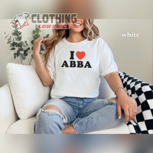 I Love Abba I Heart Abba T- Shirt, ABBA Tour Gift For Abba Fan, ABBA Tour Hoodie