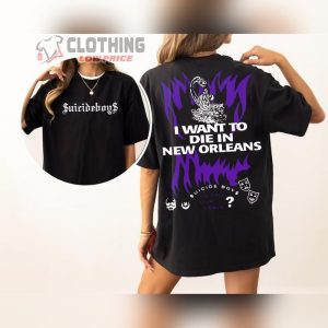 I Want To Die Suicideboys Merch, Suicideboys In New Orleans T-shirt