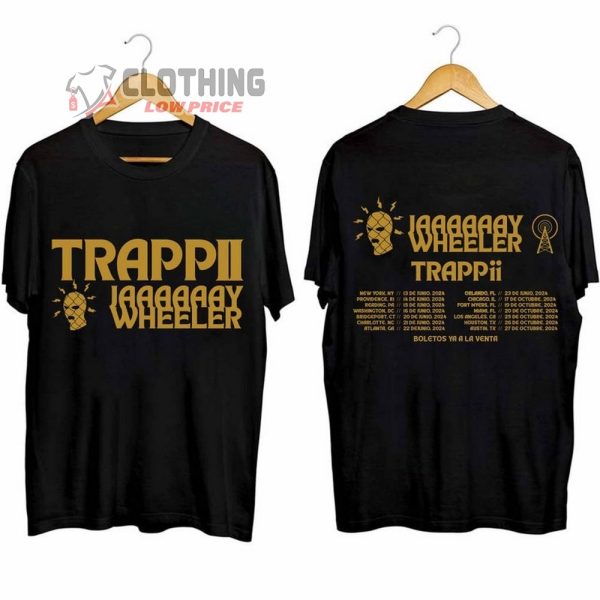 Jay Wheeler Tour 2024 Merch, Jay Wheeler Trappii 2024 Tour Shirt, Jay Wheeler Album, Jay Wheeler 2024 Concert T-Shirt