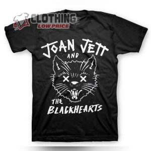 Joan Jett T- Shirt, Joan Jett And The Blackhearts T- Shirt, Joan Jett Merch