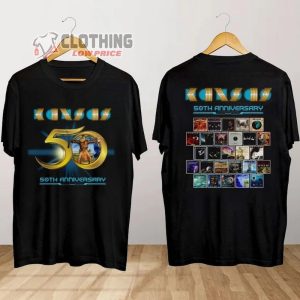 Kansas Music Band Merch, Kansas 50th Anniversary Tour 2024 Shirt, Kansas Concert 2024 T-Shirt