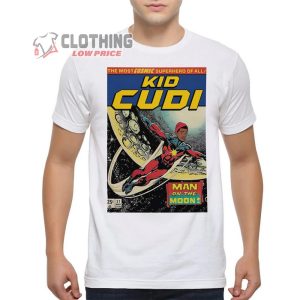 Kid Cudi Comics T Shirt Man On The Moon Rap Superhero Shirt 3