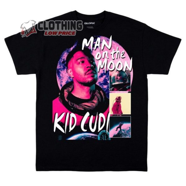 Kid Cudi Merch Man On The Moon Graphic Tee