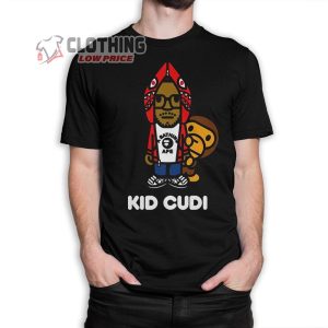 Kid Cudi With Monkey T Shirt 2024 2