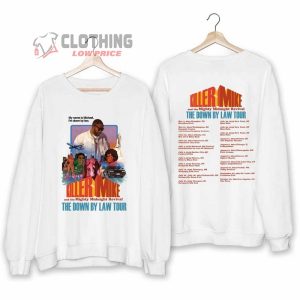 Killer Mike And The Mighty Midnight Revival Merch, Down By Law Tour 2024 T-Shirt, Killer Mike Merch, Killer Mike 2024 Concert Sweatshirt