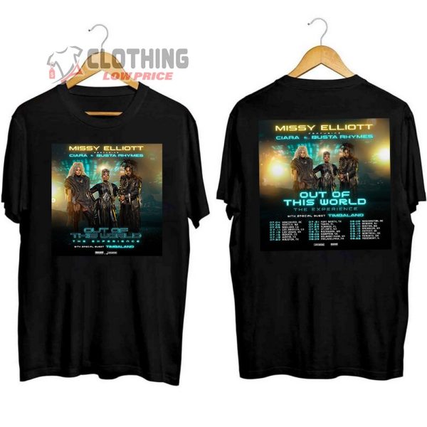 Missy Elliott Out Of This World Merch, Missy Elliott Tour 2024 Shirt, Out Of This World 2024 T-Shirt