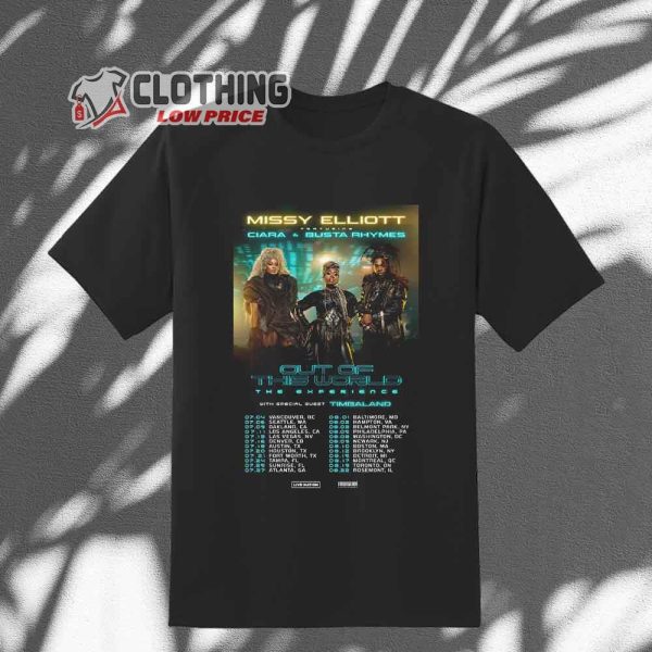 Missy Elliott Out Of This World The Experience Tour Date 2024 T-Shirt