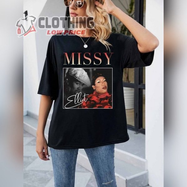 Missy Elliott Rapper Vintage Unisex Shirt, Missy Elliott Merch, Missy Elliott Sweatshirt