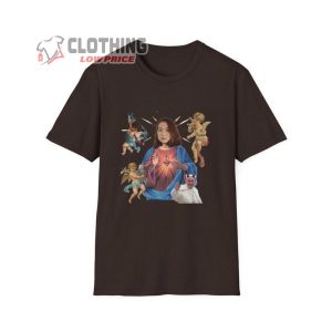 Mistki As Jezus God Unisex Softstyle T-Shirt, Mitski Funny T-Shirt, Mistki Funny As Jesus T-Shirt