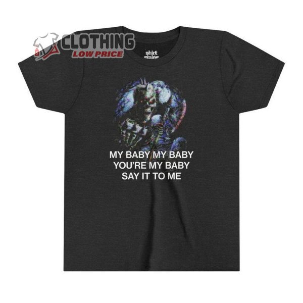 Mitski Lyrics Meme – Y2K Style Fitted Baby Tee