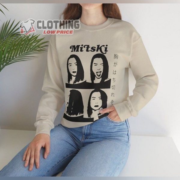 Mitski Sweatshirt, Unisex Heavy Blend™ Crewneck Sweatshirt, T-Shirt Tees