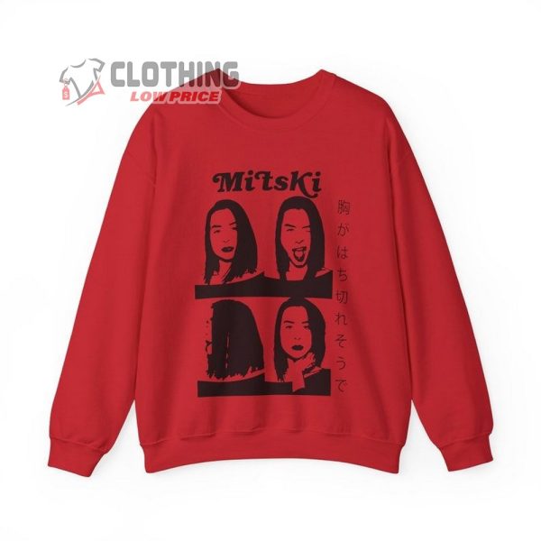 Mitski Sweatshirt, Unisex Heavy Blend™ Crewneck Sweatshirt, T-Shirt Tees