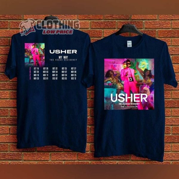 Music Tour 2024, Usher Shirt Tee, Usher Rapper Music Tour 2024, Concert Tour 2024