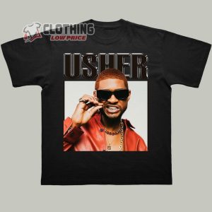 Music Usher 2024, Usher Concert Tour 2024, Usher Music Tour 2024, Usher Personalized Music Shirt Tee