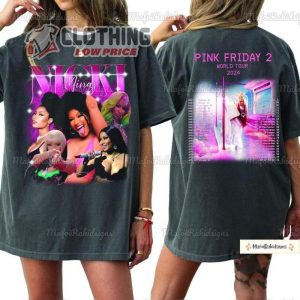 Nicki Minaj Tour Shirt, Pink Friday 2 Tour Shirt, Nicki Minaj World Shirt, Pink Friday 2 Sweatshirt, Gag City Shirt