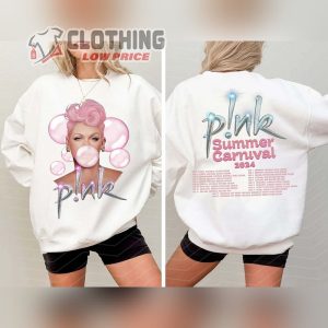P!Nk Pink Singer Summer Carnival 2024 Tour, Pink Fan Lovers Shirt, Pink Tour 2024 Australia Merch