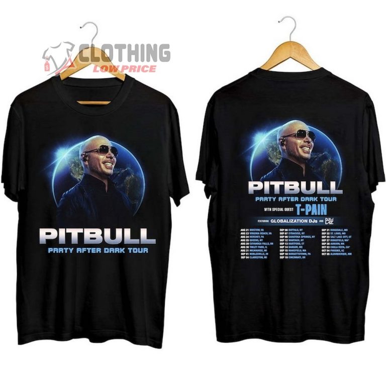 Pitbull Tour 2024 Merch, Pitbull Party After Dark Tour 2024 Tee