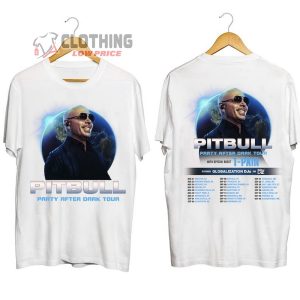 Pitbull Tour 2024 Merch, Pitbull Party After Dark Tour 2024 Tee, Pitbull Tour Dates 2024 Shirt, Pitbull US Tour 2024 With T-Paint T-Shirt