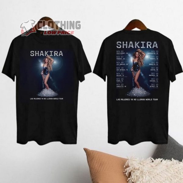 Shakira Tour Dates 2024 Merch, Shakira Coachella Shirt, Shakira World Tour 2024, Ya No Lloran Shakira 2024 Tour T-Shirt