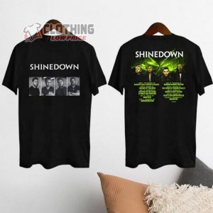 Shinedown Band Tour Merch Shinedown Shirts 2024 Shinedown Band Tour T shirt