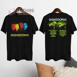 Shinedown Tour 2024 Merch Shinedown Merch 2024 Shinedown Band Tour T Shirt