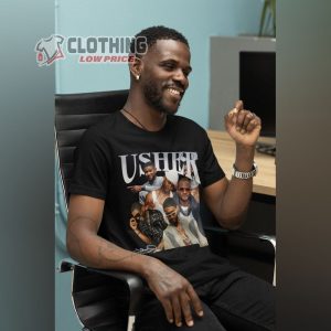 T-Shirt Usher 2024 Music Artist Graphic Tee