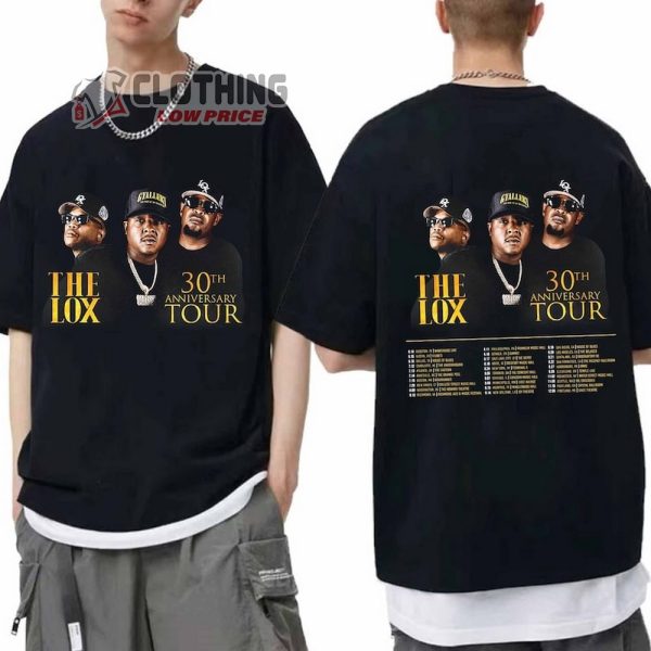 The Lox 30th Anniversary Tour 2024 Merch, The Lox 2024 Tour Dates T-Shirt, The Lox Concert 2024 Sweatshirt