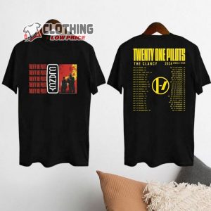 Twenty One Pilots Band Merch Twenty One Pilots Tour 2024 Shirt Clancy Tour 2024 T Shirt