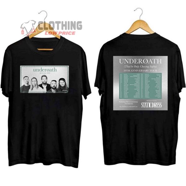 underoath tour merch