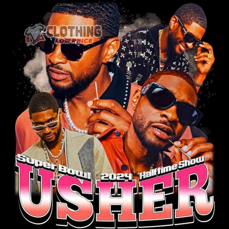 Usher Concert Tour 2024, Usher Rapper Music Tour 2024 ClothingLowPrice