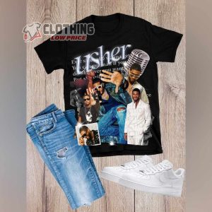 Usher Music Shirt, Usher Concert Tour 2024, Usher Concert 2024, Usher Rapper Music Tour