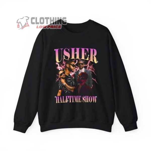 Usher Music Shirt, Usher Concert Tour 2024, Usher Rapper Music Tour, Usher Gift For Fan