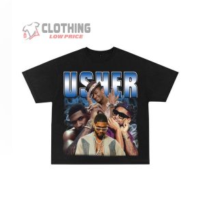 Ushers Rap Concert Tour 2024, Usher Tour Music Concert, Music Ushers Shirt Tee Rapper