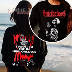 Suicideboys Merch, Suicideboys I Want To Die In New Orleans T-Shirt
