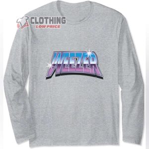 Weezer Chrome Star Long Sleeve T Shirt 1